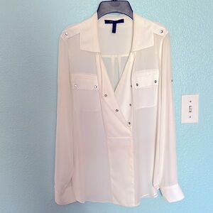 Bcbg Maxazria white blouse